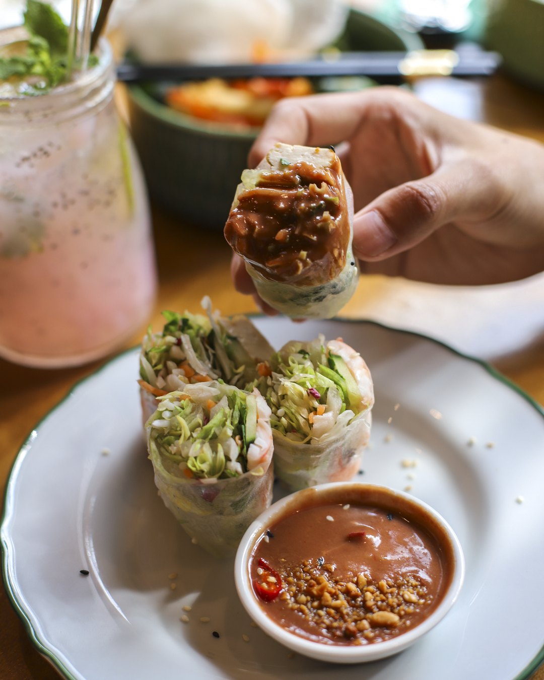 Summer Rolls at Pho & Roll