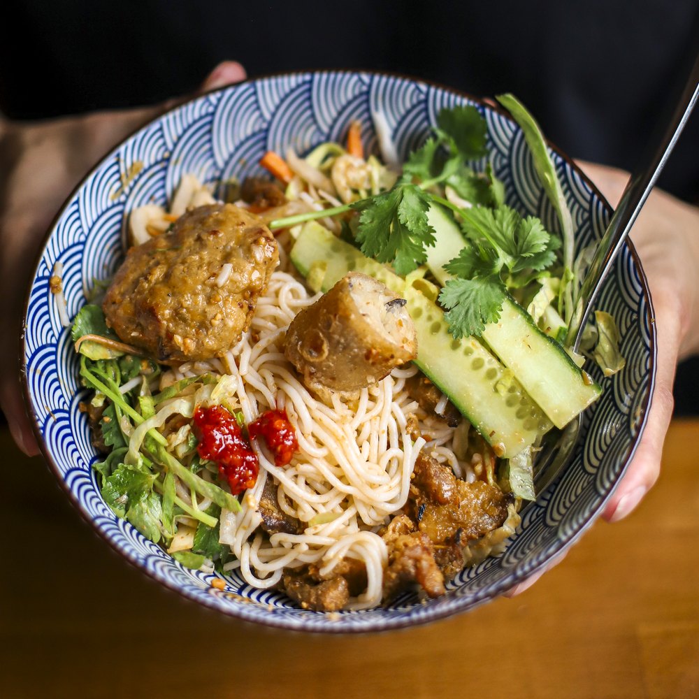 Vietnamese street food at Pho & Roll, Stockbridge
